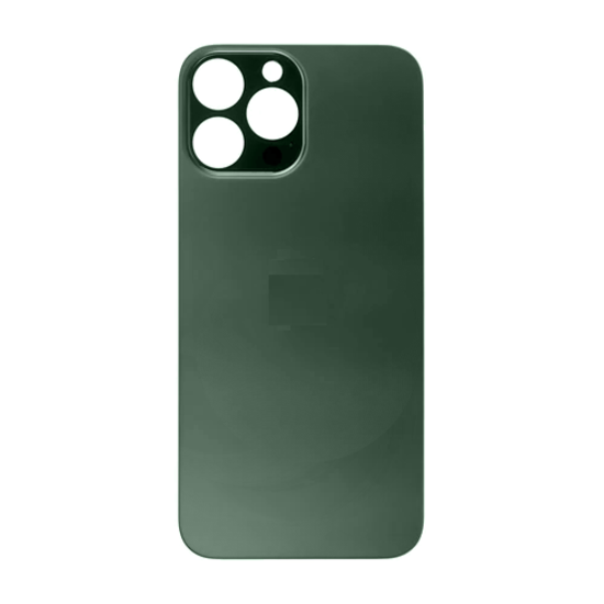 Big Hole Back Cover Glass For IPhone 13 Pro Max (No Logo) (Green)