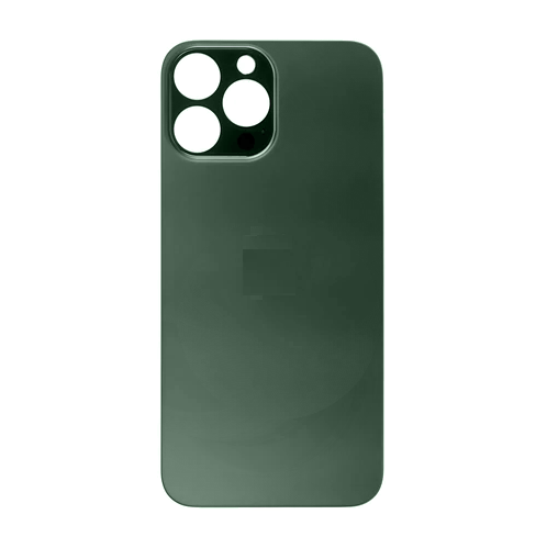 Big Hole Back Cover Glass For IPhone 13 Pro Max (No Logo) (Green)