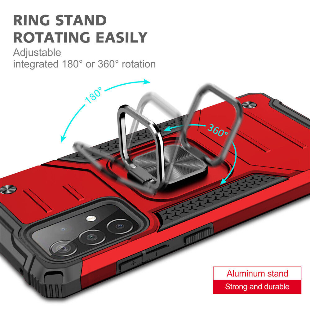 Grip Armor anti shock case with Ring Finger / Holder For IPhone 12 Mini, foto 5 van 6