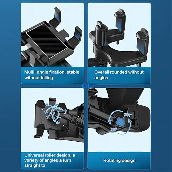 Car Rearview Mirror Phone Holder, foto 5 van 6