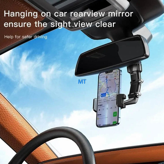 GREEN ON Rearview Mirror Phone Holder GR28