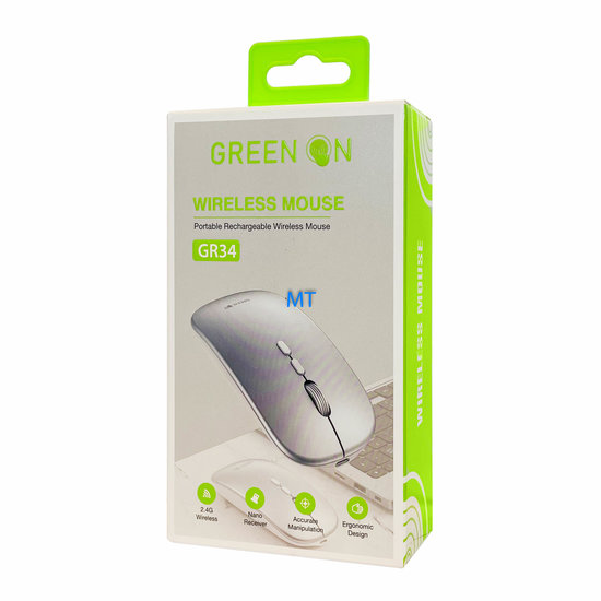 GREEN ON Wireless Mouse 2.4G GR34