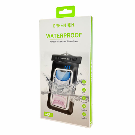 GREEN ON Waterproof Phone Case IPX8 20 Meters GR33