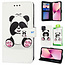 GREEN ON 3D Print Wallet Case Panda Galaxy S23