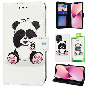 GREEN ON 3D Print Wallet Case Panda Galaxy S23 Plus