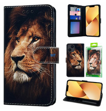 GREEN ON 3D Print Wallet Case Lion Galaxy S23 Plus