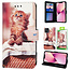 GREEN ON 3D Print Wallet Case Basket Cat Galaxy A14 4G / 5G