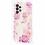 GREEN ON TPU Print Purple Flower Galaxy S23 Ultra