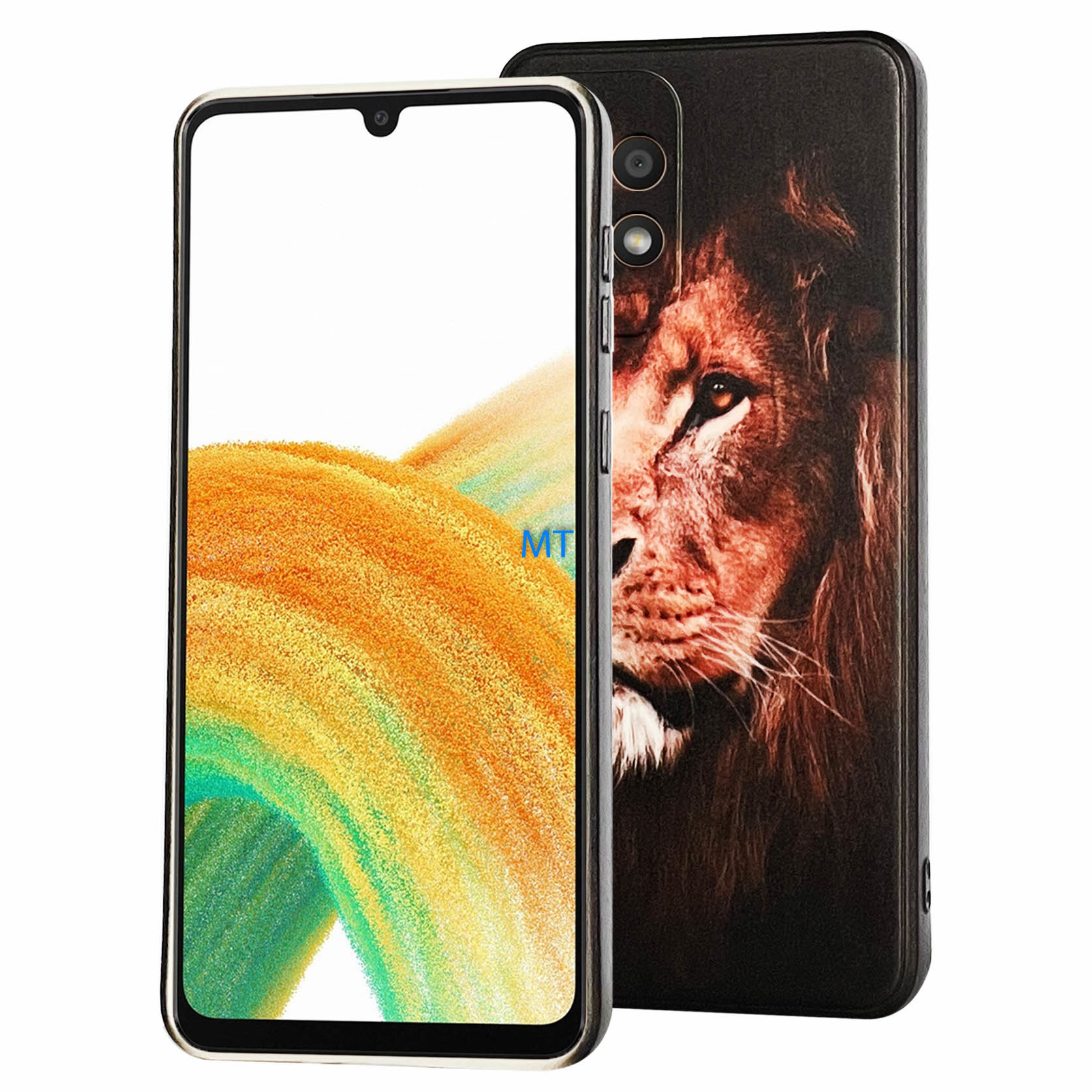GREEN ON TPU Print Lion Galaxy S23 Plus, foto 3 van 4
