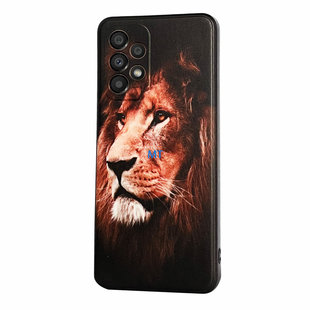 GREEN ON TPU Print Lion Galaxy S23