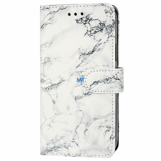 GREEN ON 3D Print Wallet Case Marmer Galaxy A13 5G / A04S