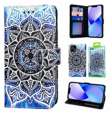 GREEN ON 3D Print Wallet Case Lotus Galaxy A13 5G / A04S