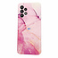 GREEN ON TPU Print Purple Marble Galaxy A14 4G / 5G