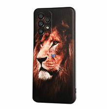 GREEN ON TPU Print Lion Galaxy A33 5G