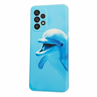 GREEN ON TPU Print Dolphin Galaxy A33 5G