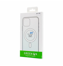 Green ON Magsafe Silicone Case For IPhone 14