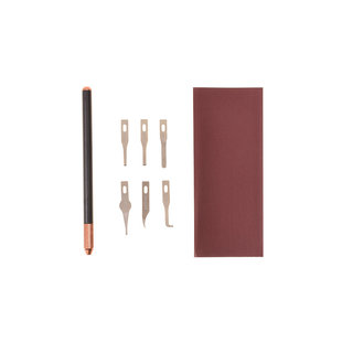 HHT Sandalwood Knife Kits for BGA Motherboard Repair (3Pcs Handle with 6Pcs Blades)