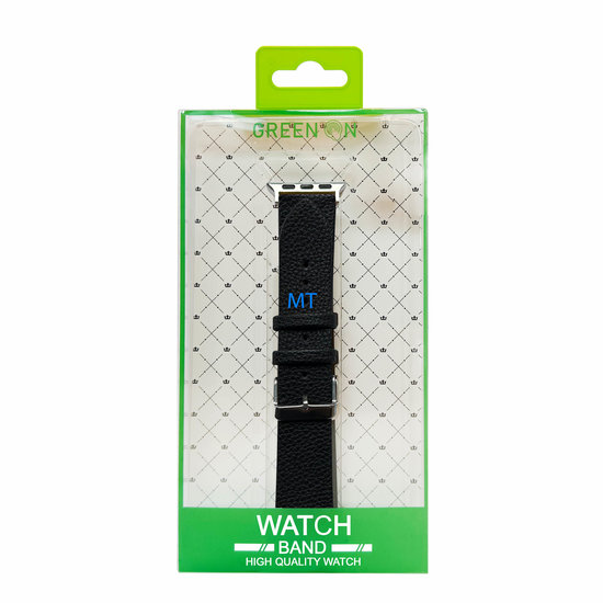 GREEN ON Watch Band Leather Look For A-pple Watch  42/44/45/49mm