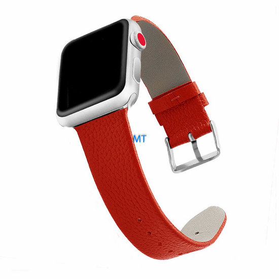 GREEN ON Watch Band Leather Look For A-pple Watch 38/40/41 mm