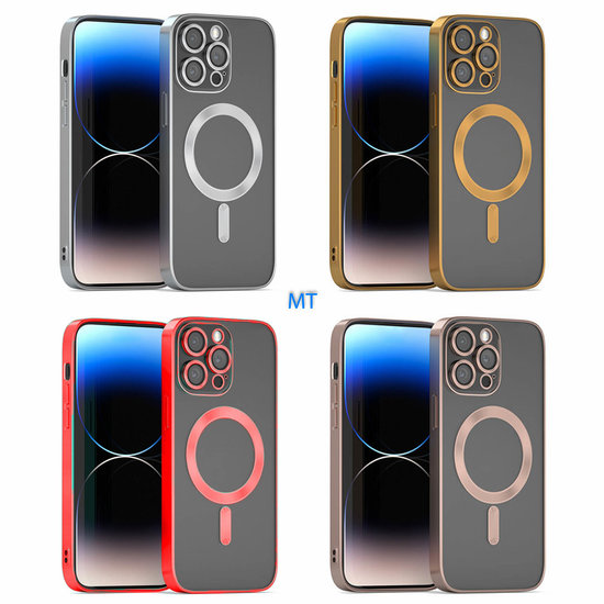 GREEN ON Camera Shield Magsafe Silicone Case For IPhone 14 Pro Max