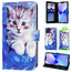 Θήκη πορτοφολιού GREEN ON 3D Print Pocket Cat Galaxy A53