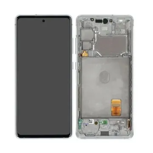 LCD For Galaxy S20FE 5G Only White with Frame Non Original