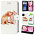 GREEN ON 3D Print Wallet Case Dog & Cat Galaxy A52