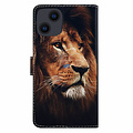 GREEN ON 3D Print Wallet Case Lion Galaxy A13 4G