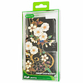 GREEN ON 3D Print Wallet Case White Flower Galaxy A23 4G / 5G