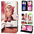 GREEN ON 3D Print Wallet Case Basket Cat Galaxy A53