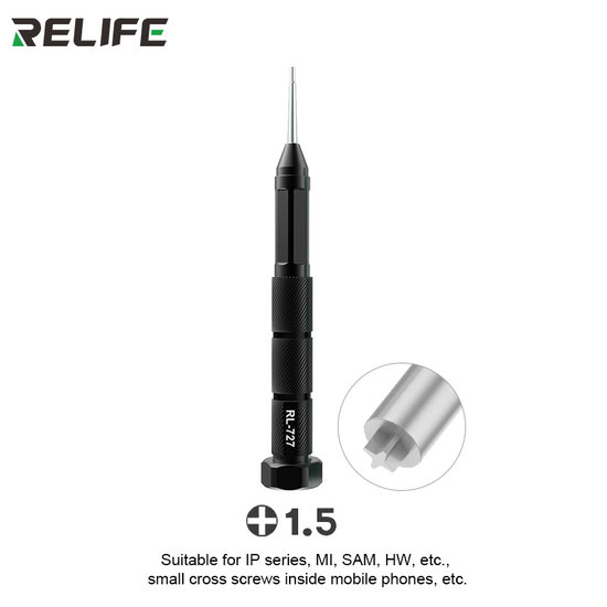 Relife RL-727 3D Extreme Edition repair screwdriver Inside Phillips 1.5mm For All Smartphones Cross Screws