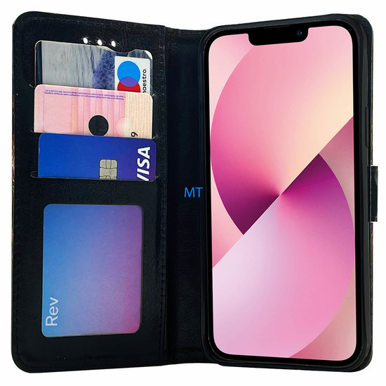 GREEN ON 3D Print Wallet Case Blue Pink Feather Oppo Find X3 Pro