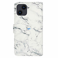GREEN ON 3D Print Wallet Case Marmer Galaxy A03 Core