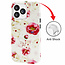 GREEN ON Print Silicone Case Anti Shock Pink Flower Galaxy A13 5G / A04s