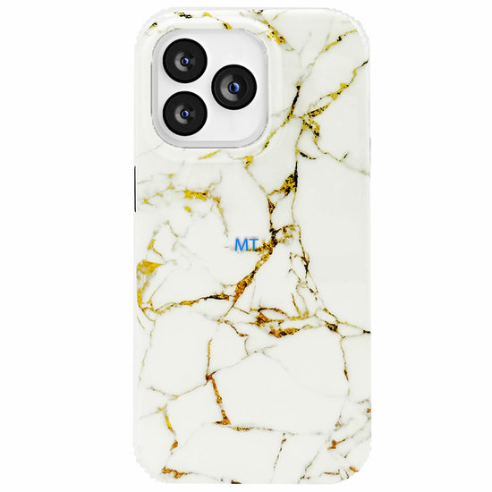 GREEN ON Print Silicone Case Anti Shock Brown Line Marble Galaxy A13 5G / A04s