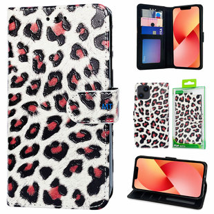 GREEN ON 3D Print Wallet Case Cheetah Oppo A96/A76