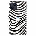 GREEN ON 3D Print Wallet Case Black Zebra Skin Oppo A54S/A16/A16s