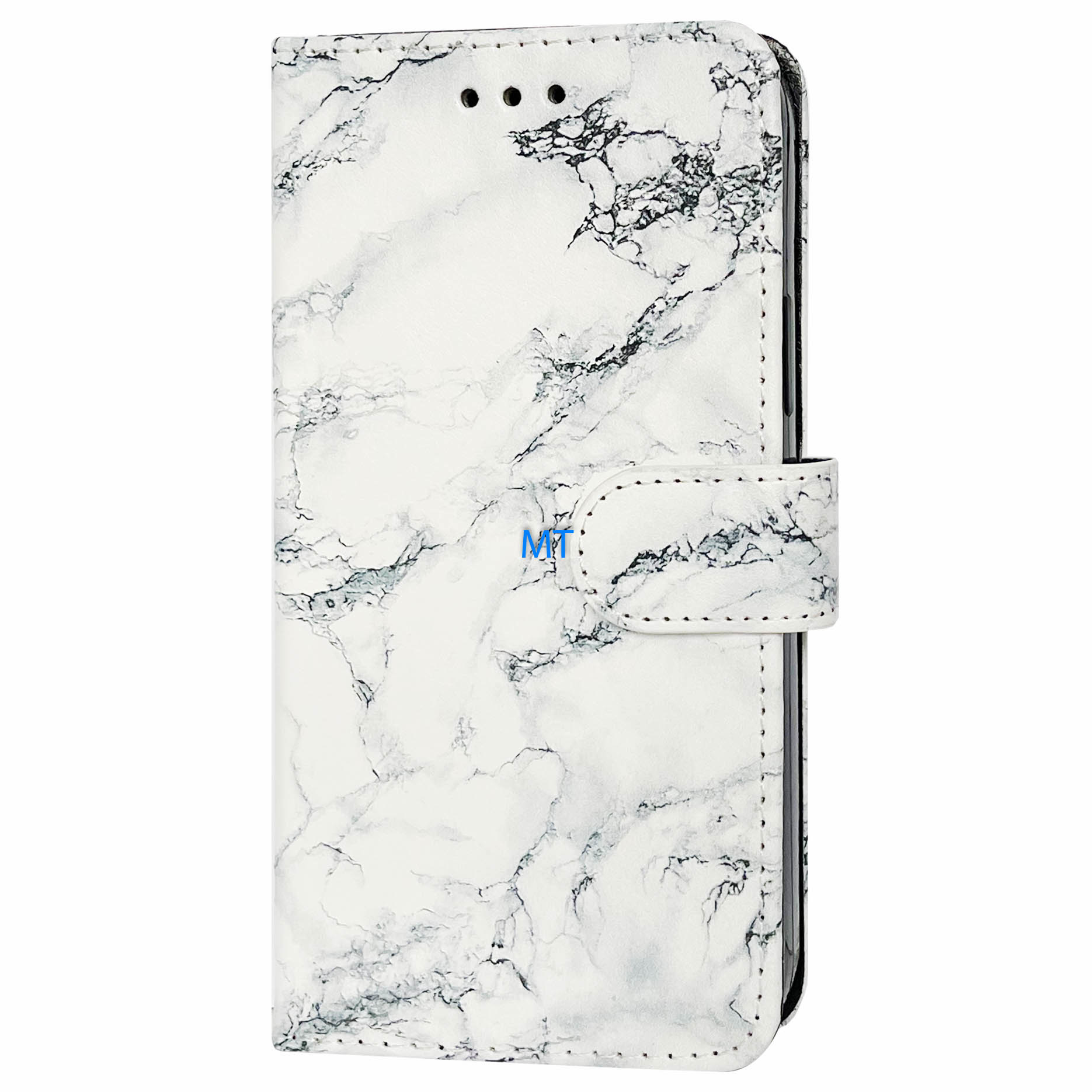 GREEN ON 3D Print Wallet Case Marmer Oppo A54s/A16/A16s, foto 3 van 6