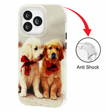 GREEN ON Print Silicone Case Anti Shock Twin Pups IPhone 7G / 8G / SE2020