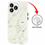 GREEN ON Print Silicone Case Anti Shock Gray Line Marble IPhone 7G / 8G / SE2020