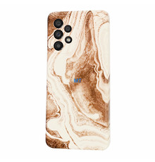 GREEN ON TPU Print Brown Marble Oppo A73 5G