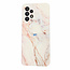GREEN ON TPU Print White Gray Marble Oppo A73 5G