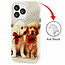 GREEN ON Print Silicone Case Anti Shock Twin Pups IPhone 11