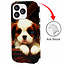 GREEN ON Print Silicone Case Anti Shock Basket Dog IPhone 11