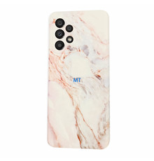 GREEN ON TPU Print White Gray Marble Oppo A57 4G / A57s