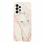 GREEN ON TPU Print White Gray Marble Oppo A54s