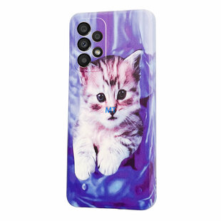 GREEN ON TPU Print Pocket Cat Oppo A54s