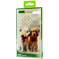 GREEN ON Print Silicone Case Anti Shock Twin Pups IPhone 13