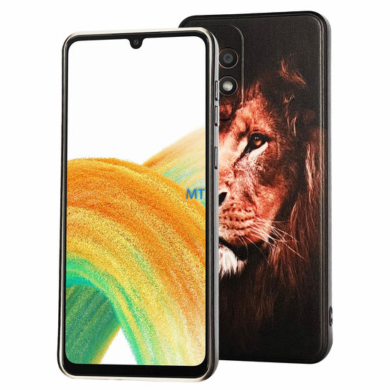 GREEN ON TPU Print Lion Oppo A53 / A53s