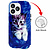 GREEN ON Print Silicone Case Anti Shock Pocket Cat IPhone 14